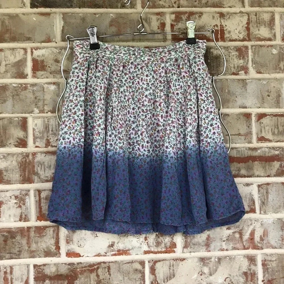 Topshop Ombré Floral Mini Skirt - Picture 5 of 8